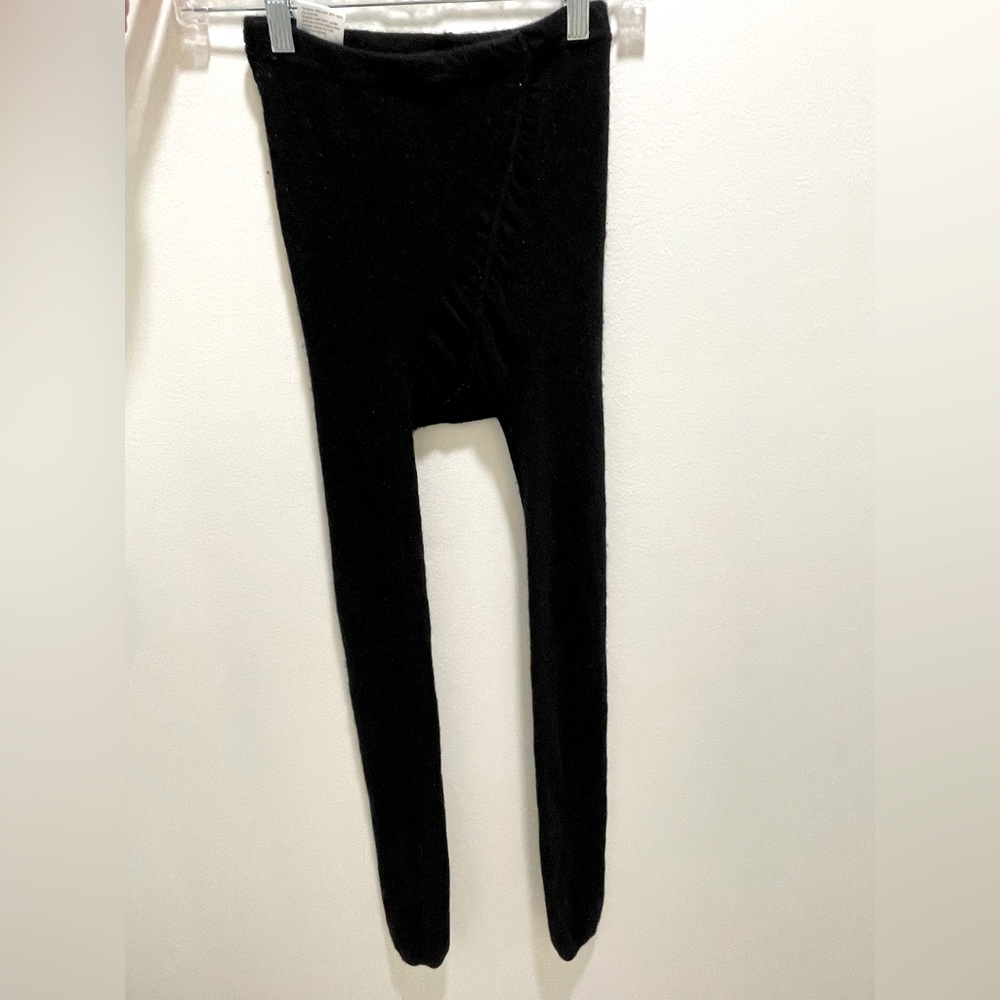 Smartwool Merino Wool Footless Baselayer Black Tights Size Large